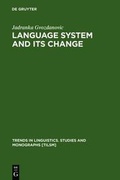 Cover: Language System and its Change - De Gruyter Mouton