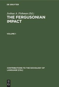 Cover: The Fergusonian Impact - De Gruyter Mouton