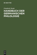 Cover: Handbuch der germanischen Philologie - De Gruyter