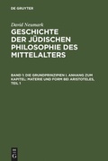 Cover: Geschichte der j&uuml;dischen Philosophie des Mittelalters - De Gruyter