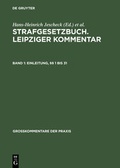 Cover: Strafgesetzbuch. Leipziger Kommentar / Einleitung, &sect;&sect; 1 bis 31 - De Gruyter