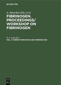 Cover: Fibrin formation and Fibrinolysis - De Gruyter