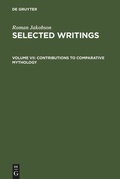 Cover: Contributions to Comparative Mythology - De Gruyter Mouton