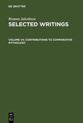 Cover: Contributions to Comparative Mythology - De Gruyter Mouton