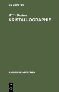 Abbildung von: Kristallographie - De Gruyter