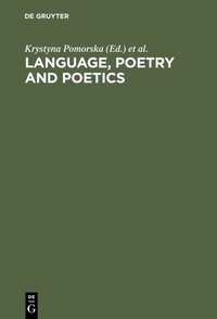 Abbildung von: Language, Poetry and Poetics - De Gruyter Mouton