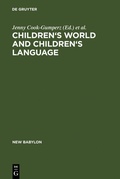 Cover: Children's Worlds and Children's Language - De Gruyter Mouton