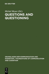 Enlarge image Cover: Questions and Questioning - De Gruyter