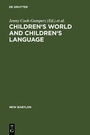 Cover: Children's Worlds and Children's Language - De Gruyter Mouton