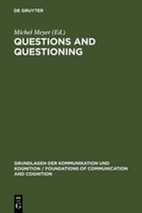Enlarge image Cover: Questions and Questioning - De Gruyter
