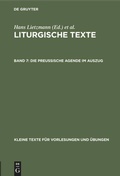 Cover: Die Preussische Agende im Auszug - De Gruyter