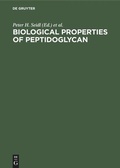 Cover: Biological Properties of Peptidoglycan - De Gruyter