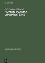 Cover: Human Plasma Lipoproteins - De Gruyter