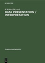Cover: Data Presentation / Interpretation - De Gruyter