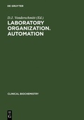 Cover: Laboratory Organization. Automation - De Gruyter