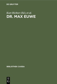 Abbildung von: Dr. Max Euwe - De Gruyter