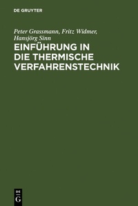 Abbildung von: Einführung in die thermische Verfahrenstechnik - De Gruyter