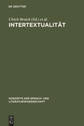 Cover: Intertextualit&auml;t - De Gruyter