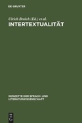 Cover: Intertextualit&auml;t - De Gruyter