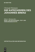 Cover: Die Entstehungs-, Text- und Wirkungsgeschichte - De Gruyter