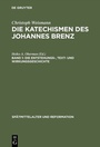 Cover: Die Entstehungs-, Text- und Wirkungsgeschichte - De Gruyter