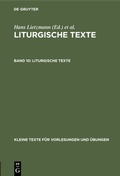 Cover: Liturgische Texte - De Gruyter
