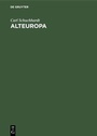 Cover: Alteuropa - De Gruyter