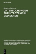 Cover: Untersuchungen zur Hypotaxe im Vedischen - De Gruyter