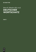 Cover: Deutscher Wortschatz - De Gruyter