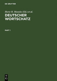 Abbildung von: Deutscher Wortschatz - De Gruyter