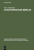 Cover: Stadtsprache Berlin - De Gruyter