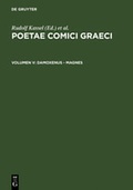 Cover: Poetae Comici Graeci / Damoxenus - Magnes - De Gruyter