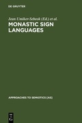 Cover: Monastic Sign Languages - De Gruyter Mouton