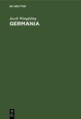 Cover: Germania - De Gruyter