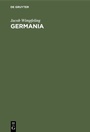 Cover: Germania - De Gruyter