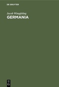 Cover: Germania - De Gruyter