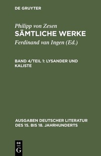 Abbildung von: Lysander und Kaliste - De Gruyter