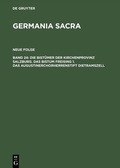 Cover: Die Bist&uuml;mer der Kirchenprovinz Salzburg. Das Bistum Freising 1. Das Augustinerchorherrenstift Dietramszell - De Gruyter