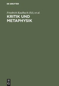 Cover: Kritik und Metaphysik - De Gruyter
