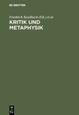 Cover: Kritik und Metaphysik - De Gruyter