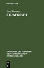 Cover: Strafrecht - De Gruyter