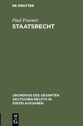 Cover: Staatsrecht - De Gruyter