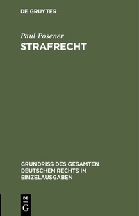 Enlarge image Cover: Strafrecht - De Gruyter