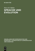 Cover: Sprache und Evolution - De Gruyter