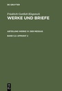 Cover: Friedrich Gottlieb Klopstock: Werke und Briefe. Abteilung Werke IV: Der Messias / Apparat 2 - De Gruyter