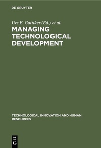 Abbildung von: Managing Technological Development - De Gruyter