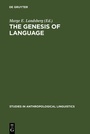 Cover: The Genesis of Language - De Gruyter Mouton