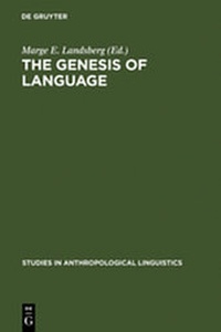 Enlarge image Cover: The Genesis of Language - De Gruyter Mouton