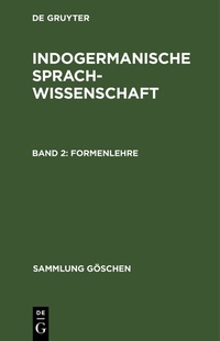 Enlarge image Cover: Formenlehre - De Gruyter Mouton