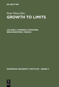 Cover: Growth to Limits / Appendix (Synopses, Bibliographies, Tables) - De Gruyter